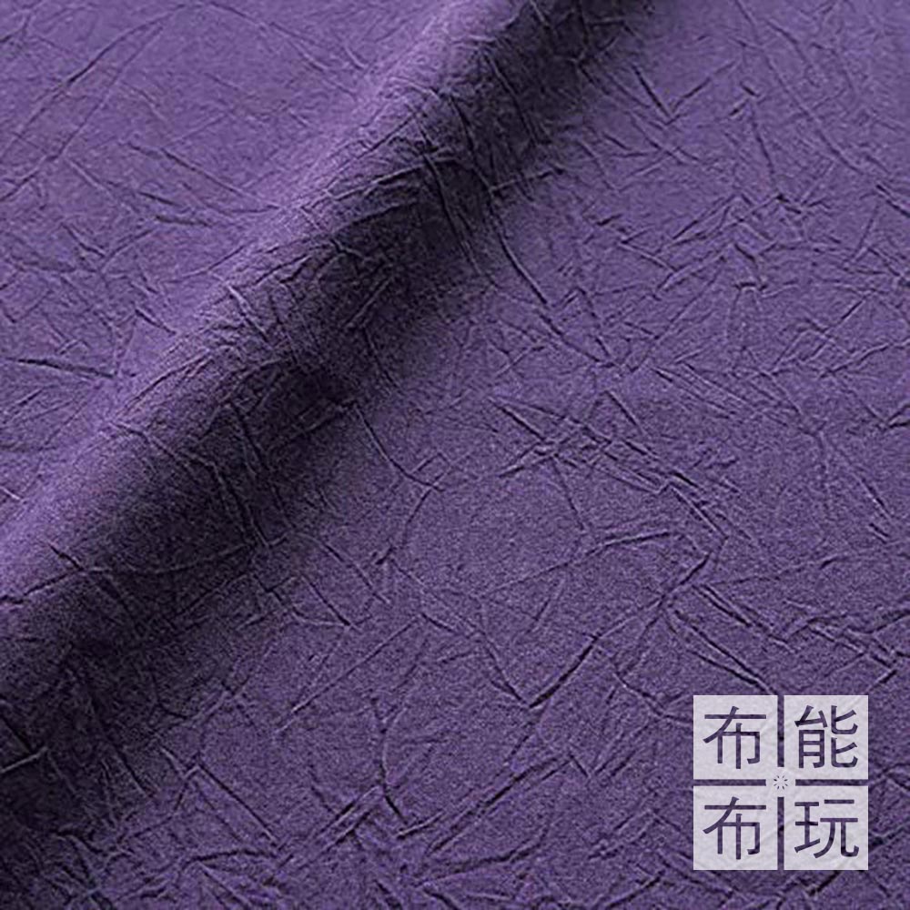 COSMO 自然皺素綿布 灰紫 AD2678-278(碼)_0