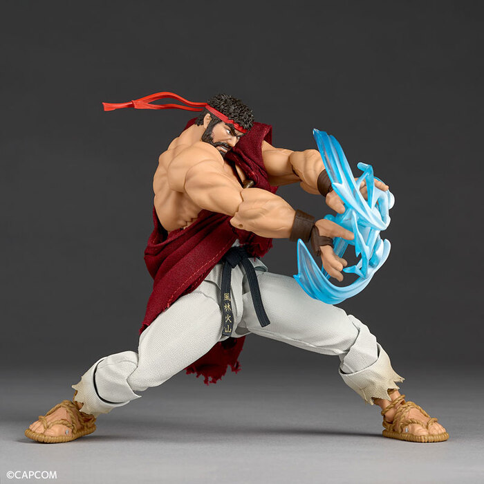 KAIYODO 海洋堂 REVOLTECH 驚奇山口 快打旋風6 隆 可動完成品_4