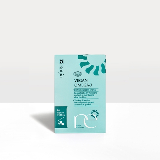 【Ruijia露奇亞】Omega-3純素藻油膠囊(60粒/盒)-DHA+EPA 孕哺推薦_1