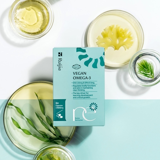 【Ruijia露奇亞】Omega-3純素藻油膠囊(60粒/盒)-DHA+EPA 孕哺推薦_2