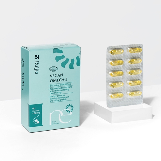 【Ruijia露奇亞】Omega-3純素藻油膠囊(60粒/盒)-DHA+EPA 孕哺推薦_4