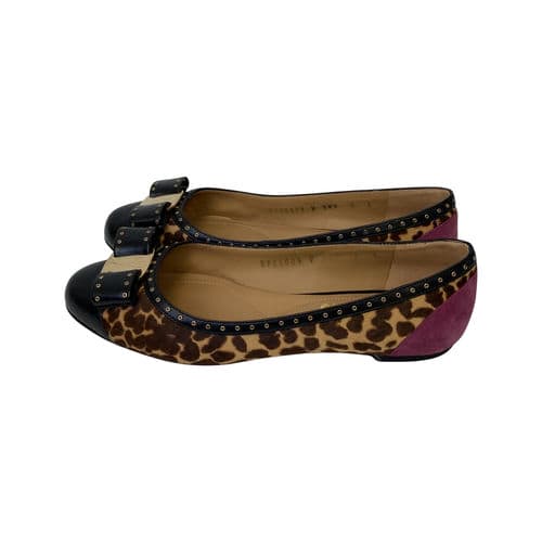 【誠品生活板橋店】Salvatore Ferragamo/淺口皮鞋/24cm/