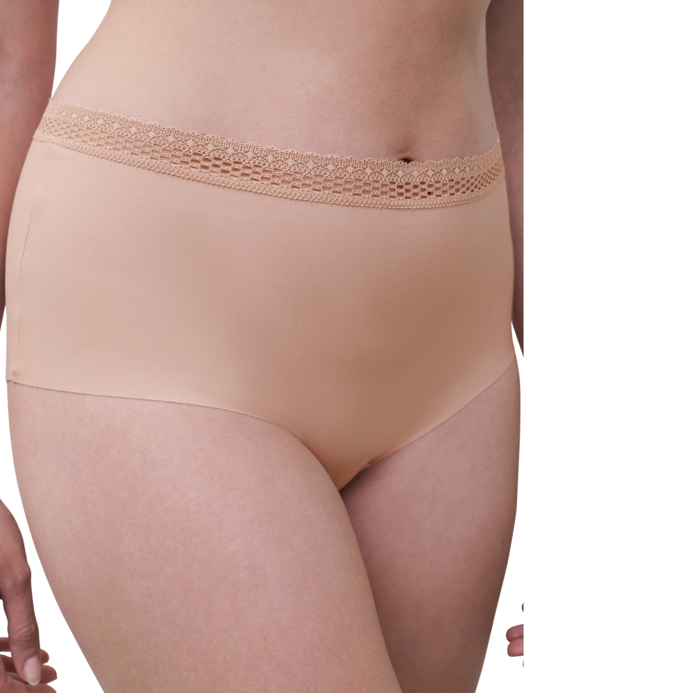 【Chantelle Lab】三角高腰內褲>S-L>沙漠膚(17OC7_00Q)【Cozy Chic】_1