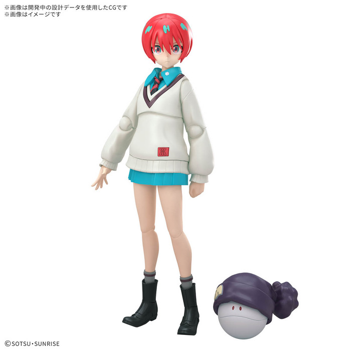 BANDAI Figure-rise Standard 機動戰士鋼彈 GQuuuuuuX 天手讓葉 瑪秋 組裝模型_0