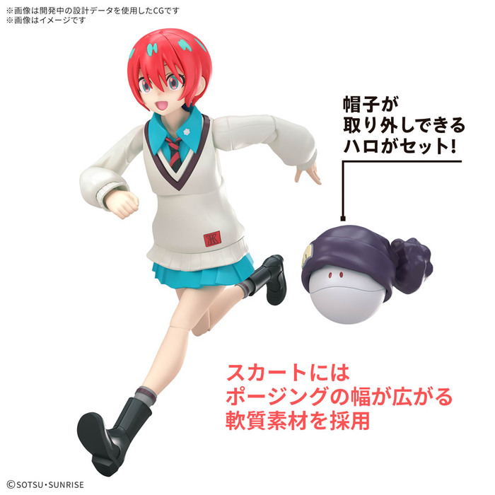 BANDAI Figure-rise Standard 機動戰士鋼彈 GQuuuuuuX 天手讓葉 瑪秋 組裝模型_6