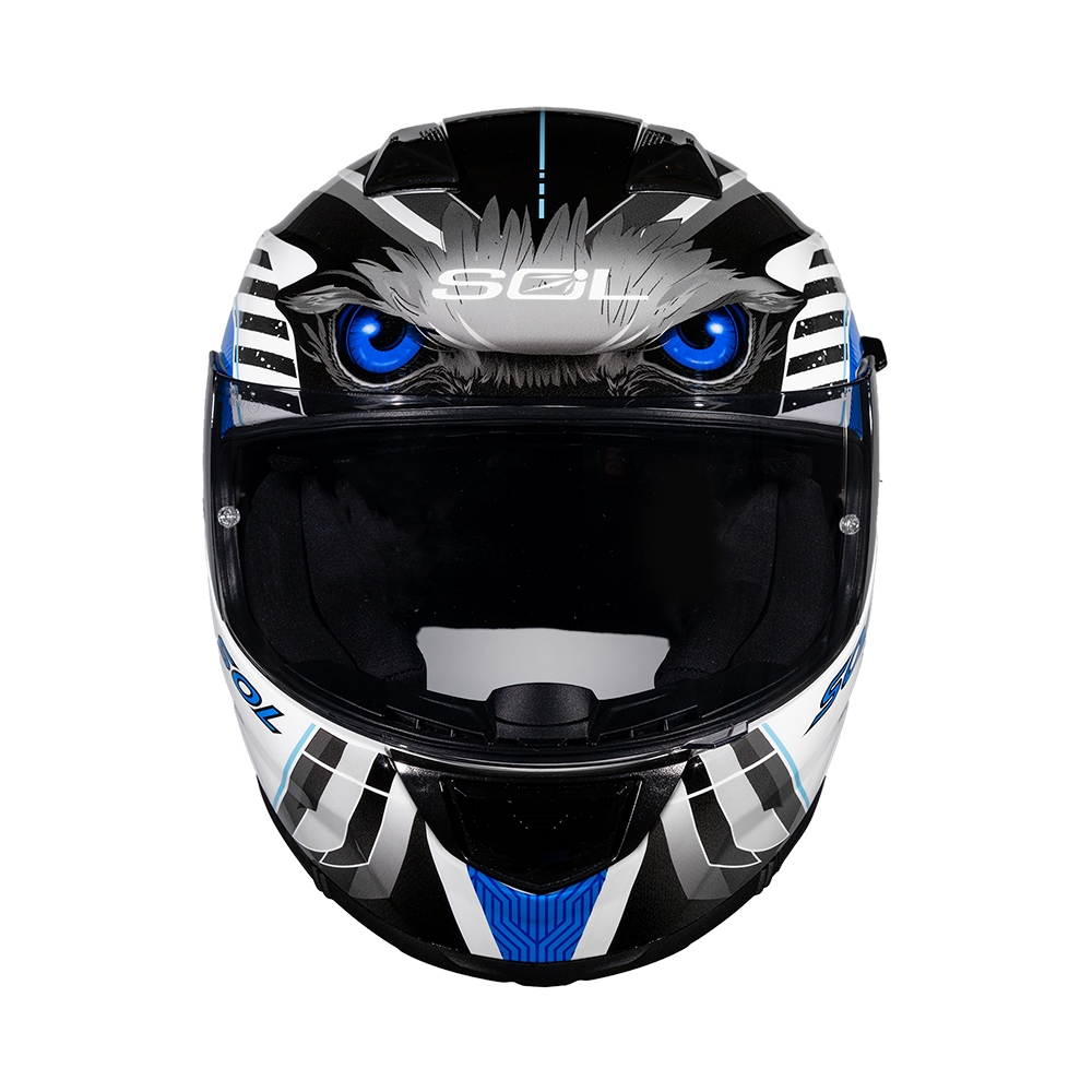 【國產之星】SOL SF7 老鷹 白藍 全罩式安全帽_2