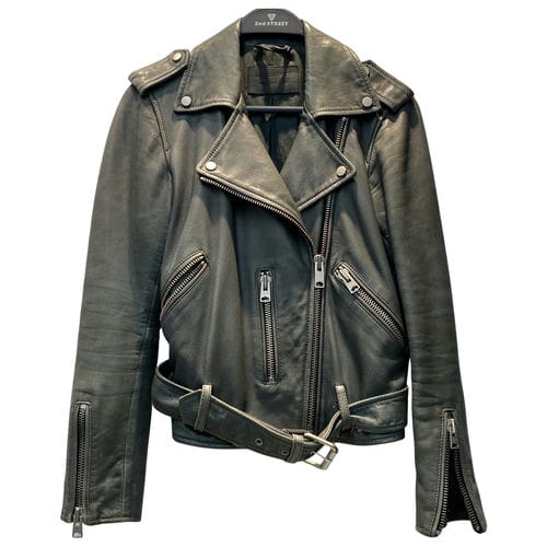 【微風南山店】ALLSAINTS/騎士夾克/32/