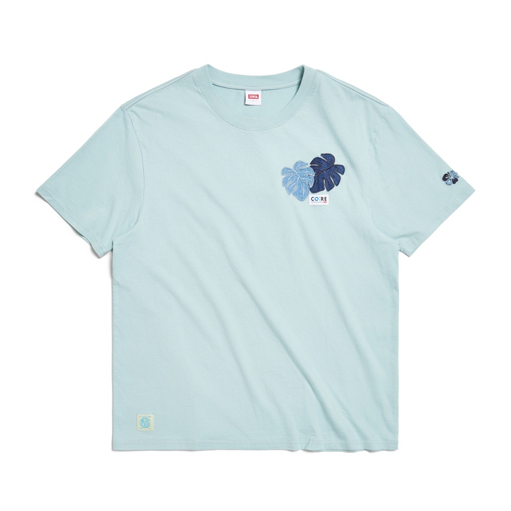 EDWIN｜BLUE TRIP｜男裝｜寬版龜背芋短袖T恤