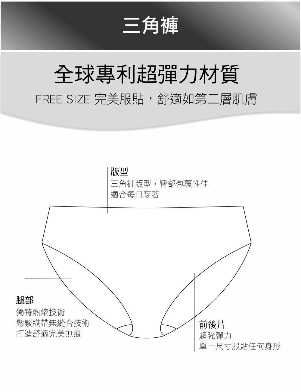 【Chantelle Lab】透氣涼感無痕低腰三角內褲>薰衣草紫(26430_0MI)【Soft Stretch】_3