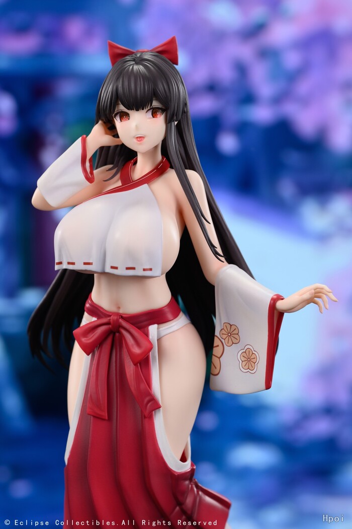Eclipse Collectibles 1/6 春日巫女 美咲 Misaki PVC完成品_0
