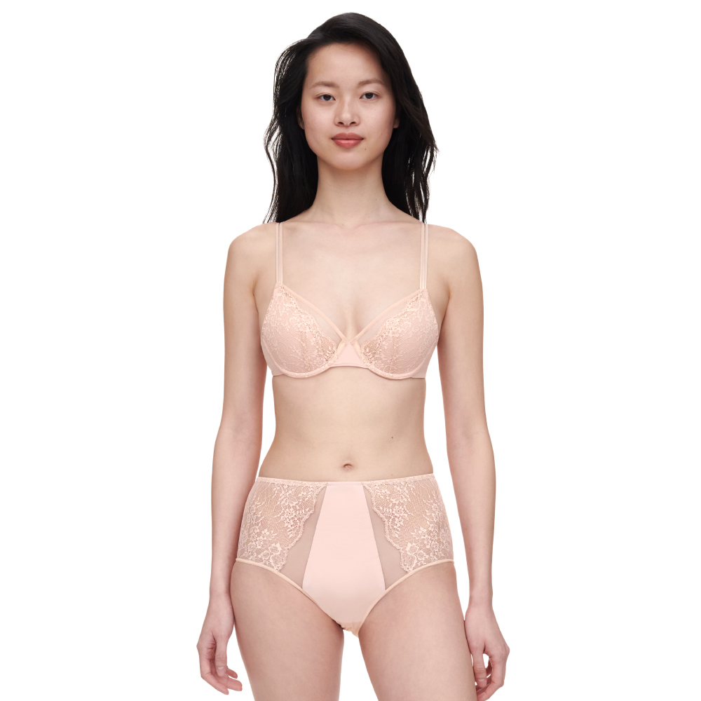 【Chantelle Pulp】深V Spacer T-Shirt Bra 內衣>CDE>玫瑰石英粉(22MND_0RG)【Crush】_2