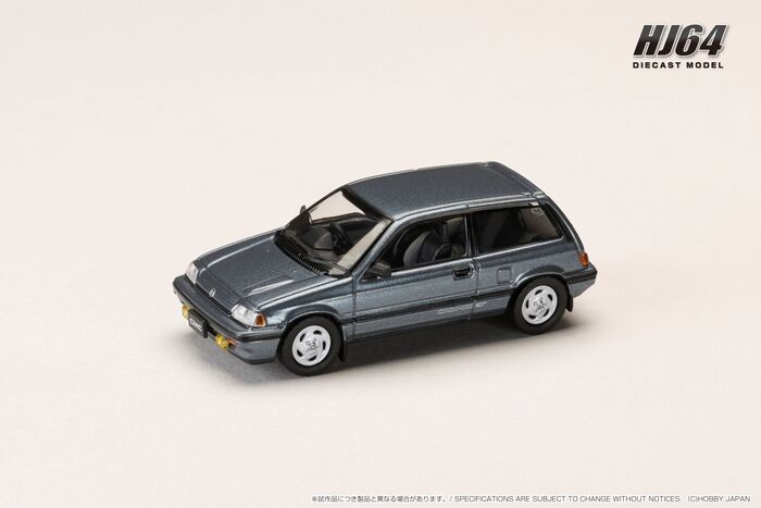Hobby JAPAN 1/64 本田 Honda CIVIC (AT) LATE VERSION / Genuine optional Parts 藍 HJ643029BL_0