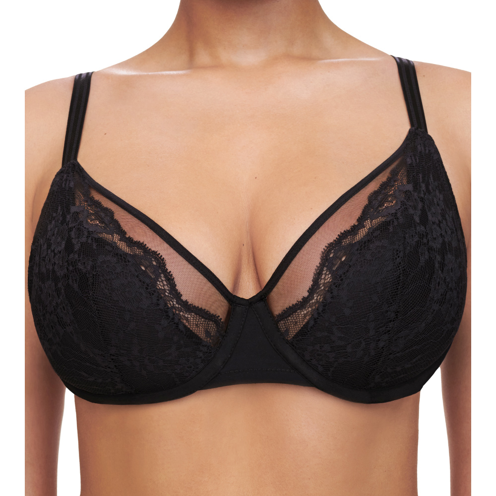 【Chantelle Pulp】深V Spacer T-Shirt Bra 內衣>CDE>黑色(22MND_011)【Crush】_4