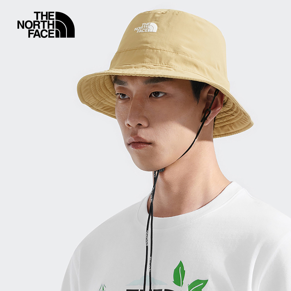 The North Face北面男女款卡其色UPF防曬漁夫帽｜8DH1LK5_8
