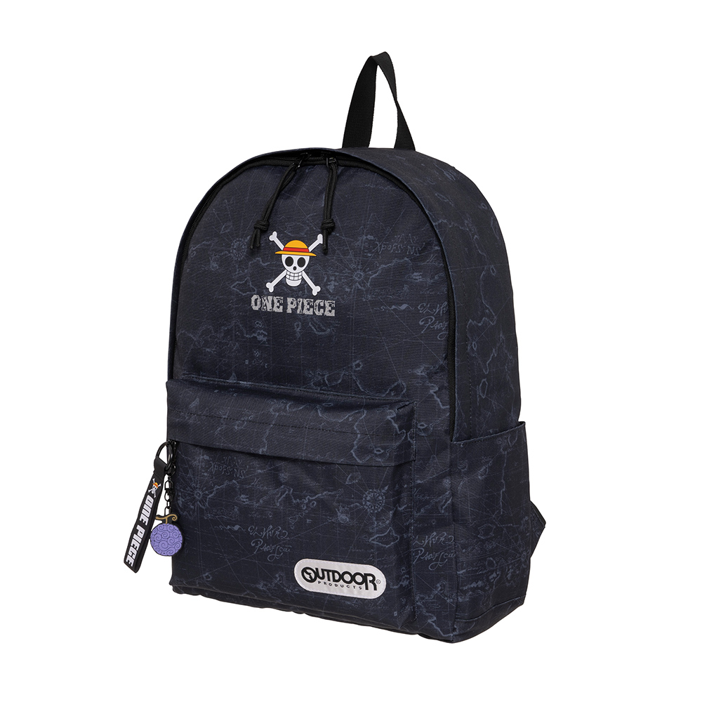 【OUTDOOR】ONE PIECE航海王魯夫後背包-黑色 ODOP24M01BK_1