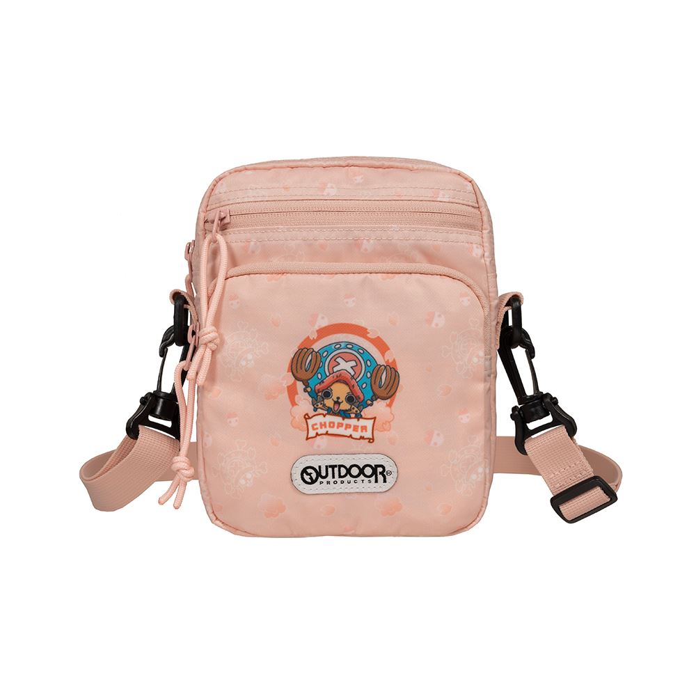 【OUTDOOR】ONE PIECE航海王喬巴直式側背包-粉紅 ODOP24N02PK_0
