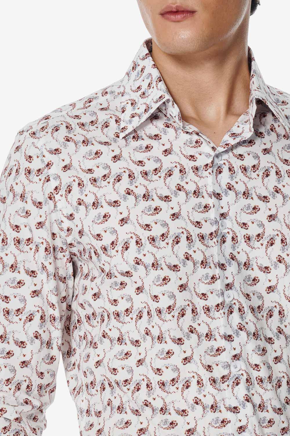 SST&C Psychedelic Paisley Slim Fit Shirt | 00062503003_3