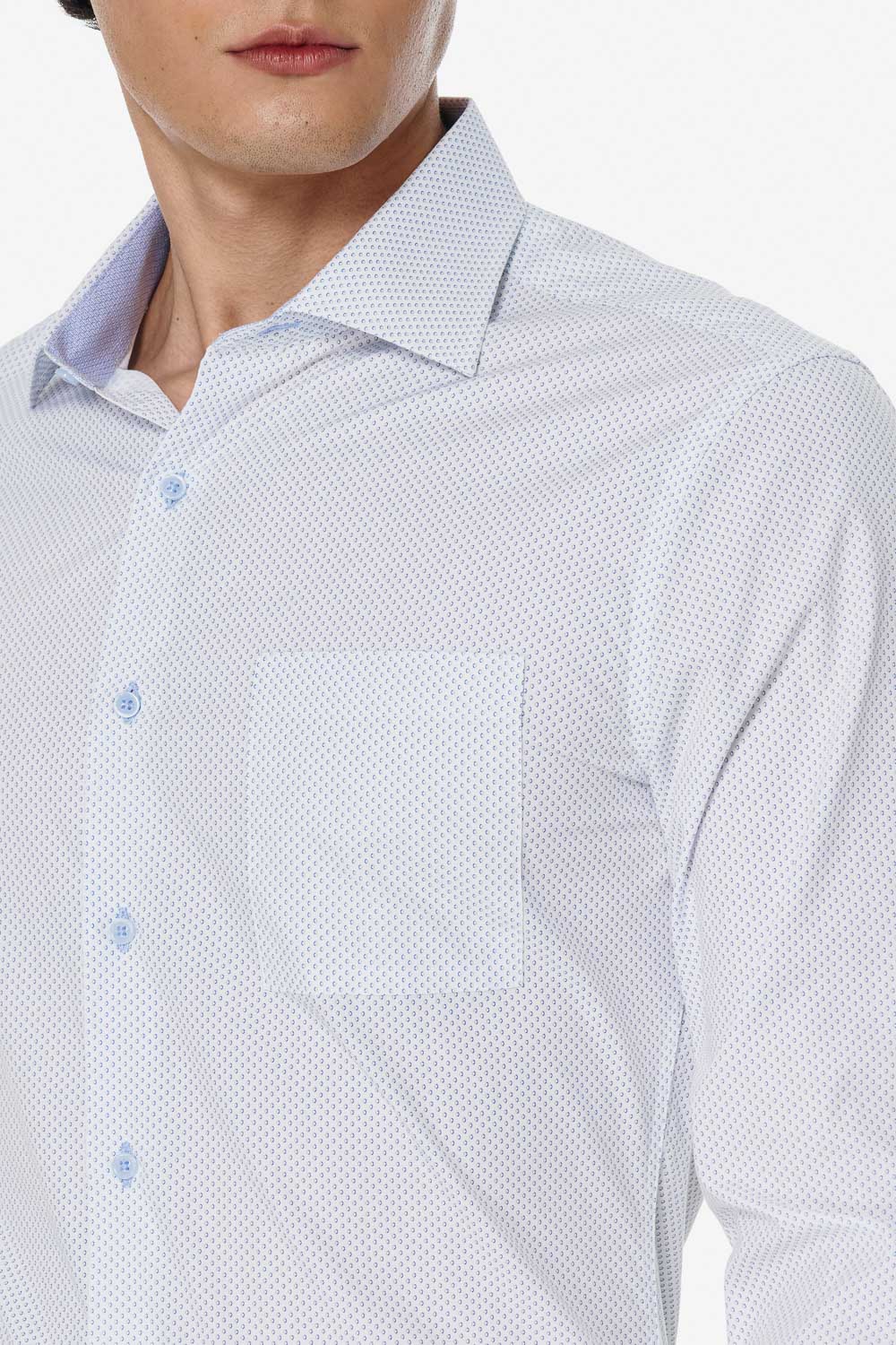 SST&C Geometric Polka Dot Slim Fit Shirt | 00062503008_2