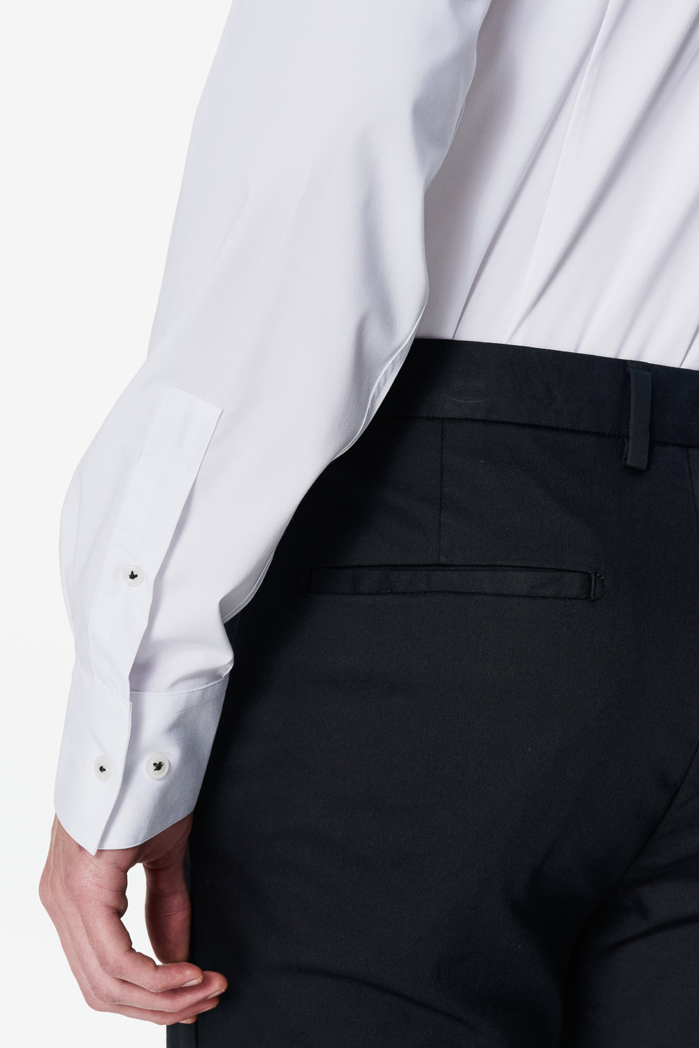 SST&C White Slim Fit Shirt | 00062503013_3