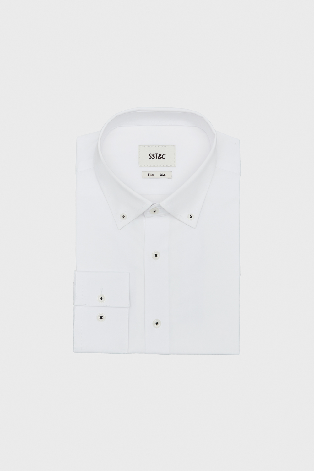 SST&C White Slim Fit Shirt | 00062503013_4