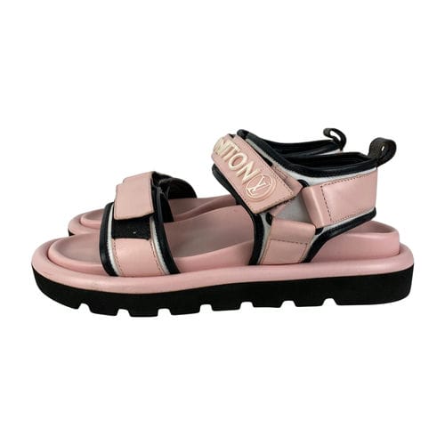 【環球桃園A8店】LOUIS VUITTON/涼鞋/37/SC 1221