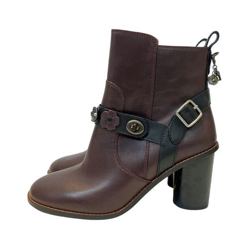 【環球新北中和店】COACH/淺口皮鞋/其他/