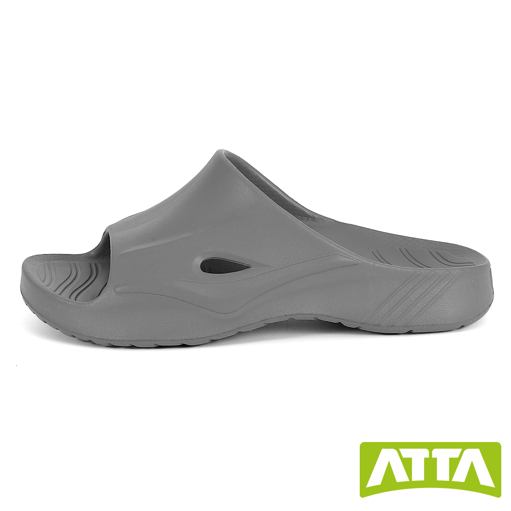 【ATTA】就是健康足弓拖鞋-霧黑_1
