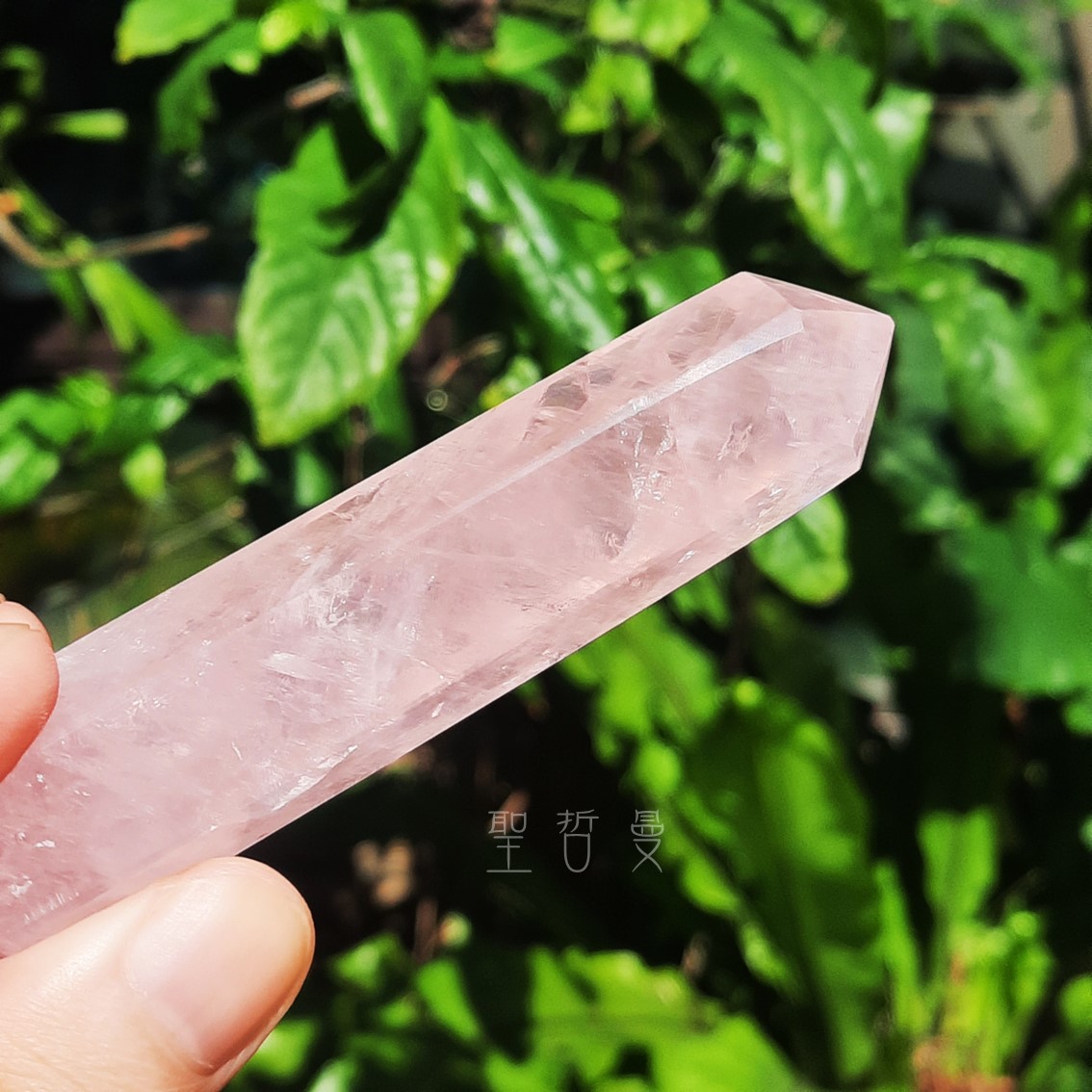 粉晶雙尖療癒棒0129-17號 Rose Quartz/治療棒 ~對應心輪、提升人緣、戀愛運的最佳首選_5
