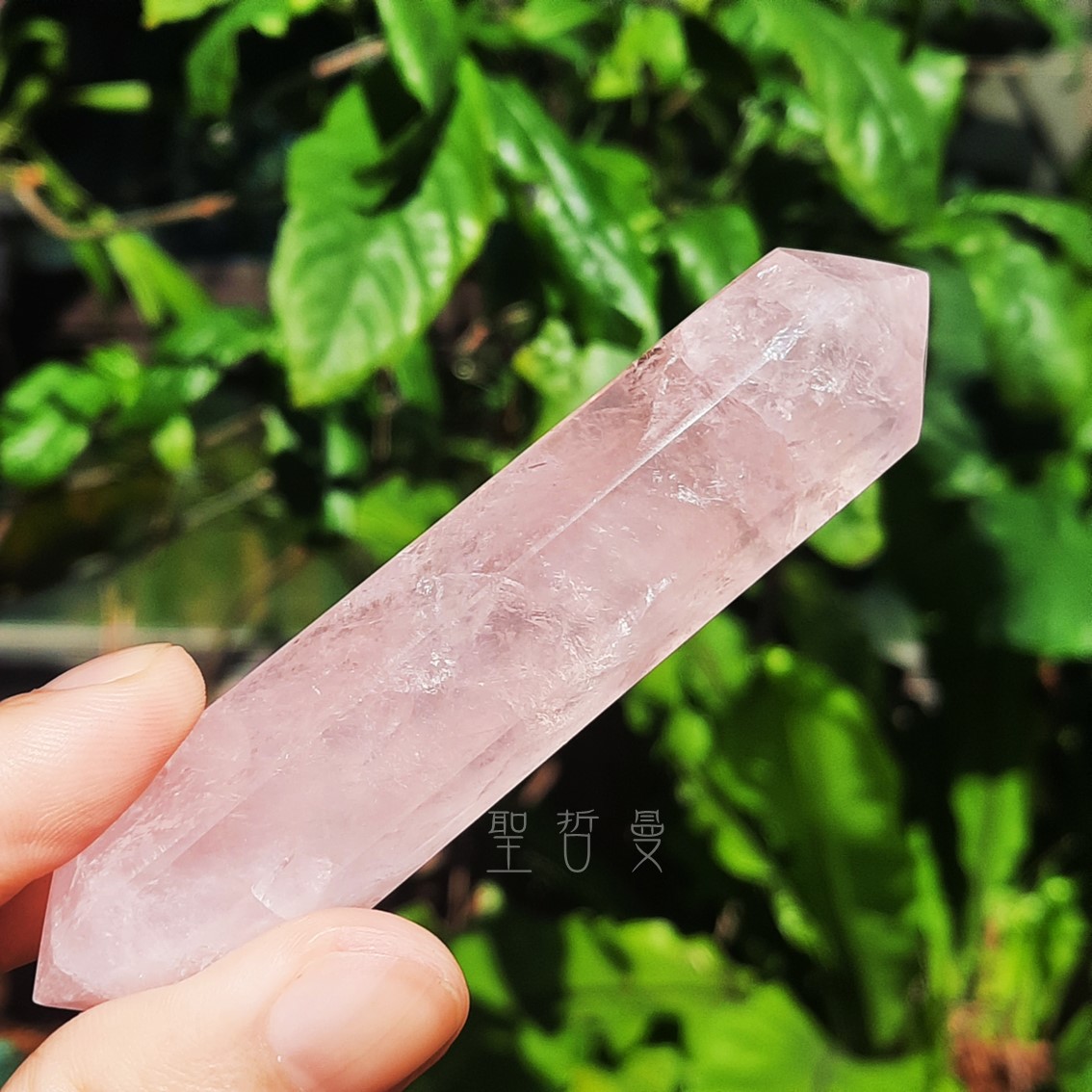 粉晶雙尖療癒棒0129-17號 Rose Quartz/治療棒 ~對應心輪、提升人緣、戀愛運的最佳首選_6