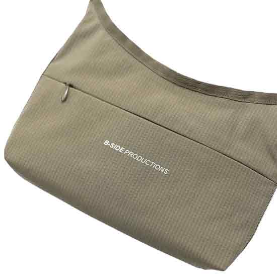 B-SIDE BS MINI BAG 細格紋 防潑水機能 隨身小包 (沙色)_1