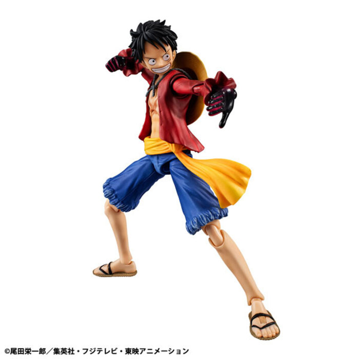 MegaHouse V.A.H 航海王 海賊王 蒙其·D·魯夫武裝色的霸氣 可動完成品_1