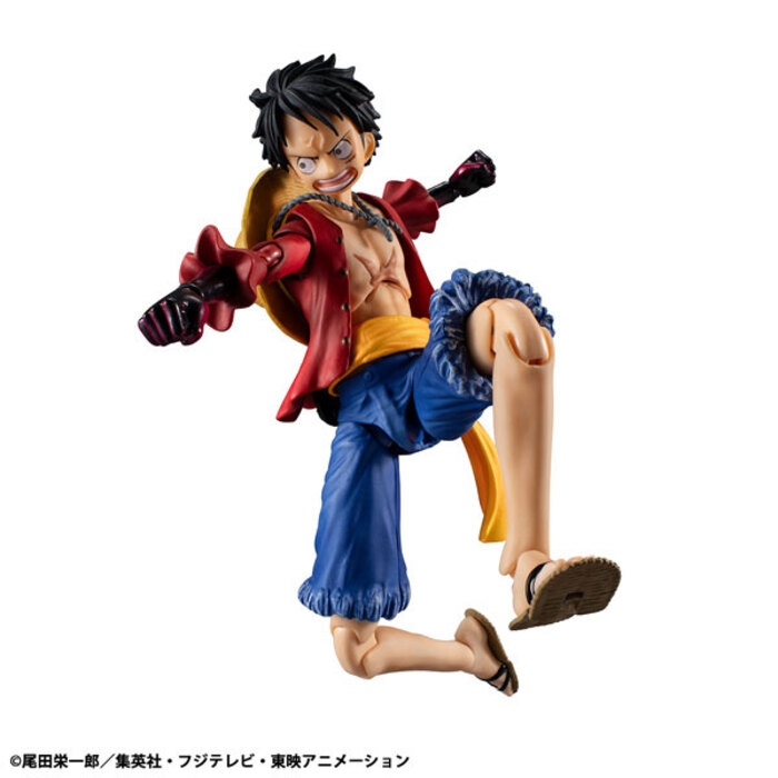 MegaHouse V.A.H 航海王 海賊王 蒙其·D·魯夫武裝色的霸氣 可動完成品_3