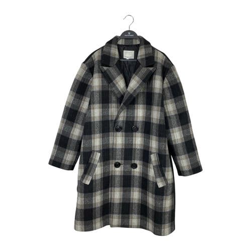 【高雄大立店】//Pea coat翻領雙排釦大衣/M/