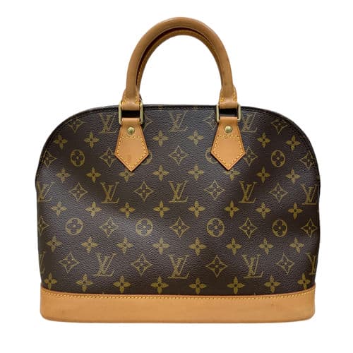 Louis Vuitton/M51130/棕色經典老花/Alma/手提包