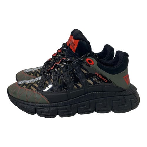 【環球新北中和店】VERSACE/低筒運動休閒鞋/42/DSU8094/45.4643 9.1895