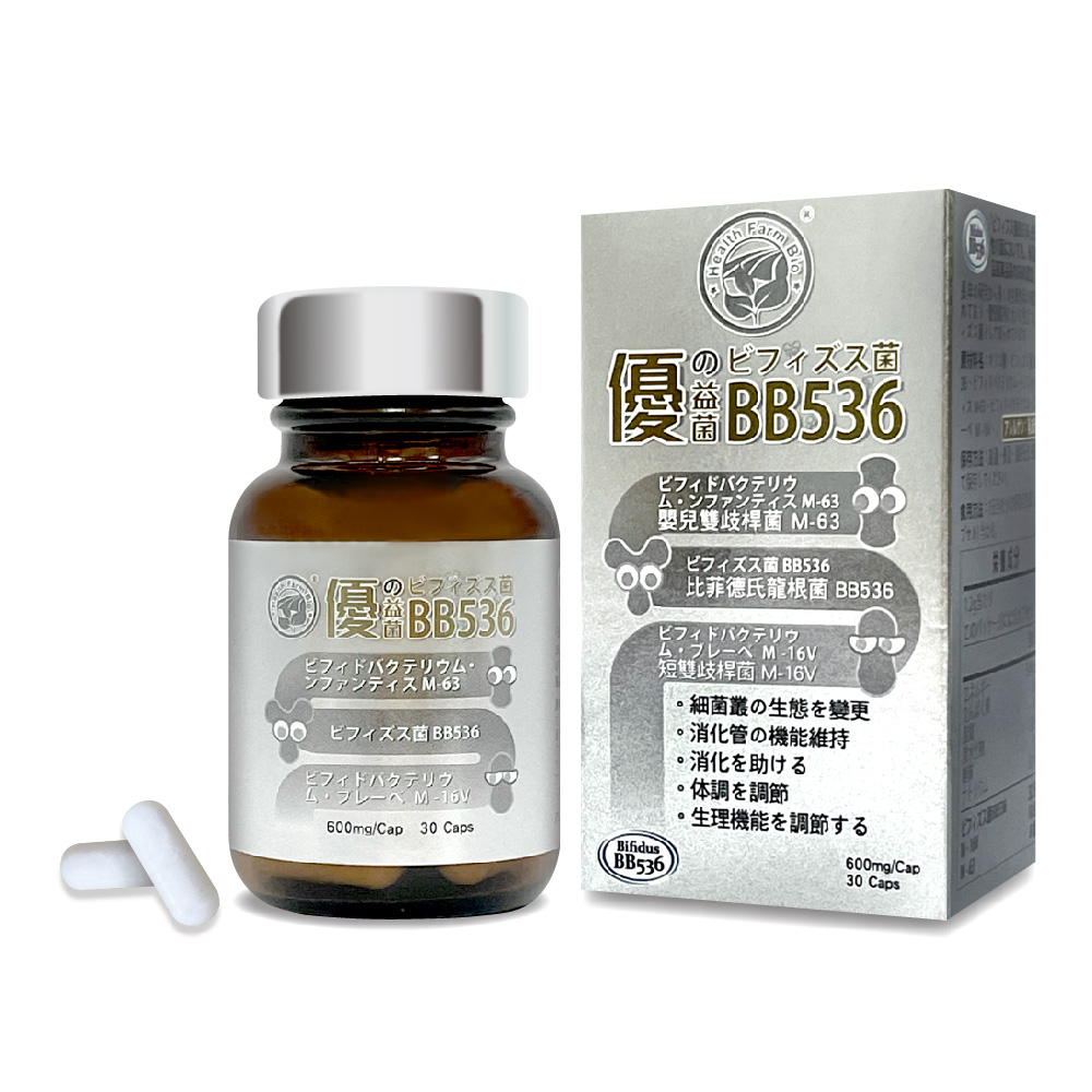 【海外】优益菌 日本森永BB536 (30粒/瓶) 1入组_0