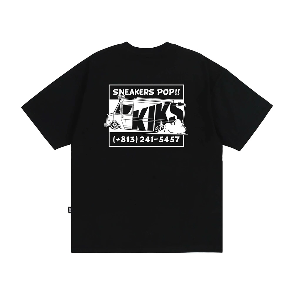 KIKS SNEAKERS TRUCK TEE 白/黑 球鞋卡車 上衣 短T 男款 H8225 H8226【新竹皇家】_3