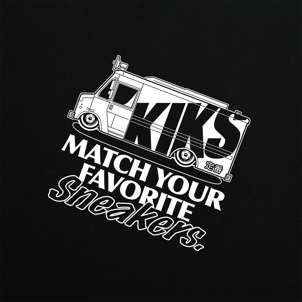 KIKS SNEAKERS TRUCK TEE 白/黑 球鞋卡車 上衣 短T 男款 H8225 H8226【新竹皇家】_4