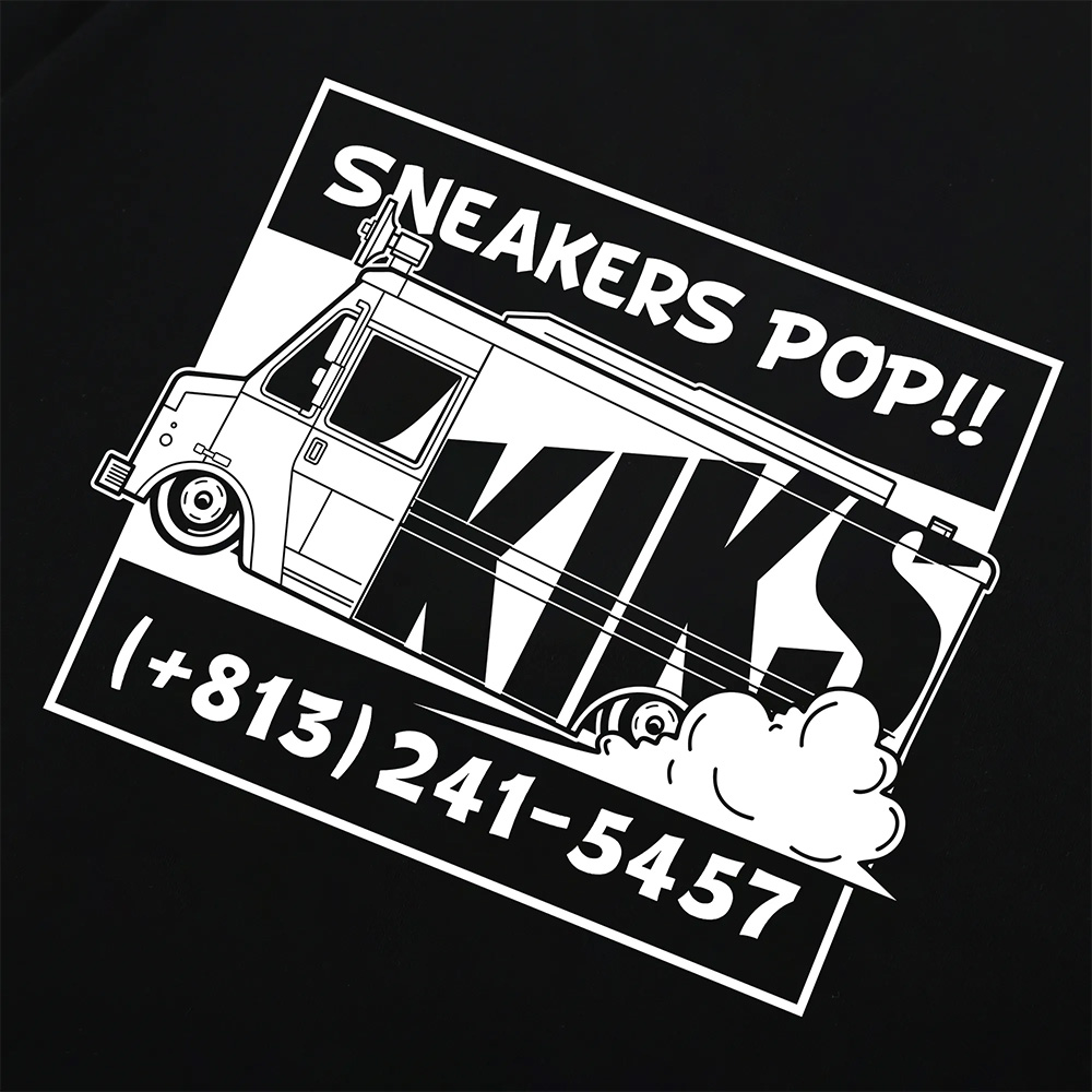 KIKS SNEAKERS TRUCK TEE 白/黑 球鞋卡車 上衣 短T 男款 H8225 H8226【新竹皇家】_7
