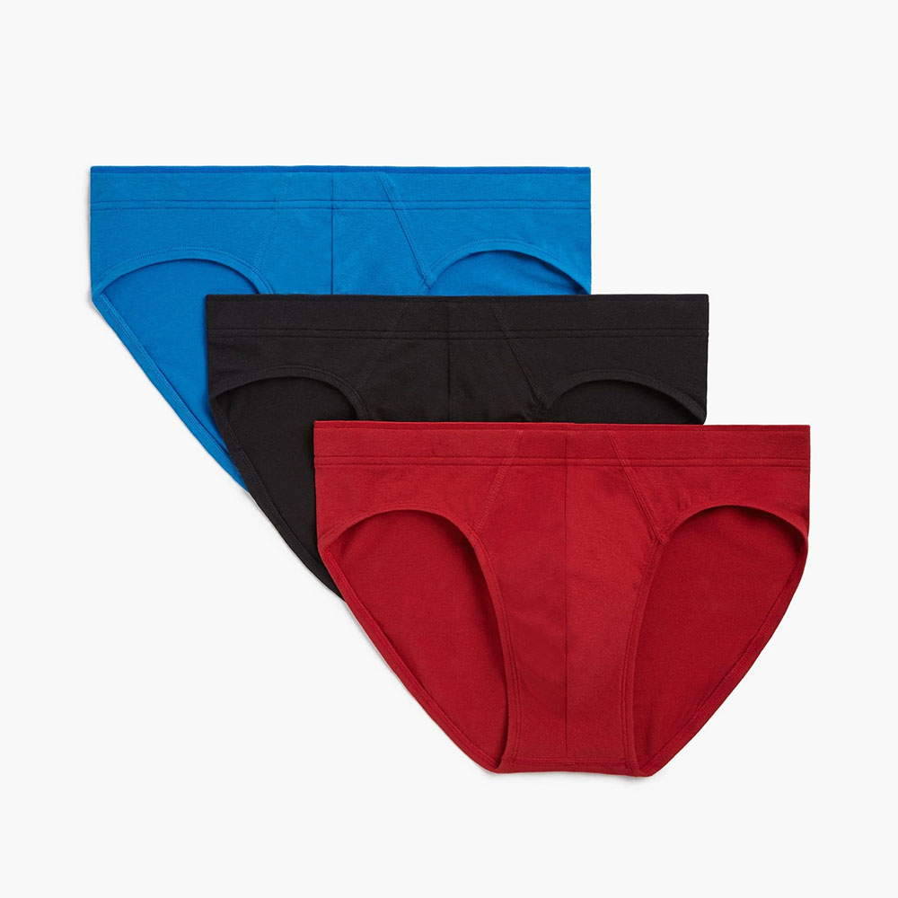 全新補貨到🚀COTTON STRETCH-彈性精梳棉三件組/比基尼三角褲_0