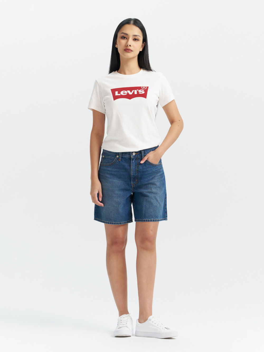 Levi’s® 94’Baggy 女款 中腰寬鬆直筒牛仔褲 闊腿牛仔褲 熱賣單品