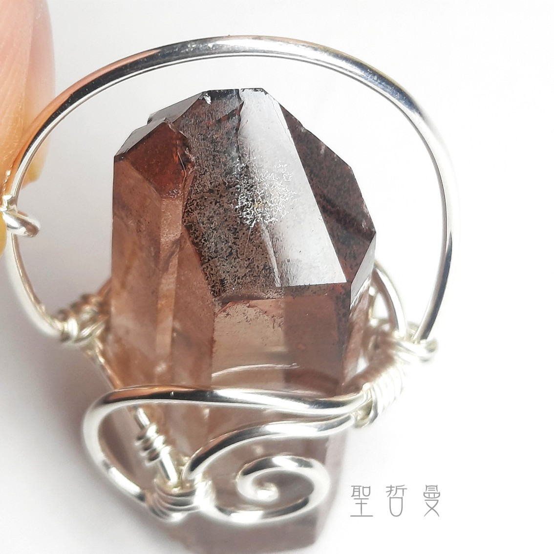 【土桑精選】橘河幻影水晶精靈編織墜0216-6號 項鍊/飾品 ~南非_5