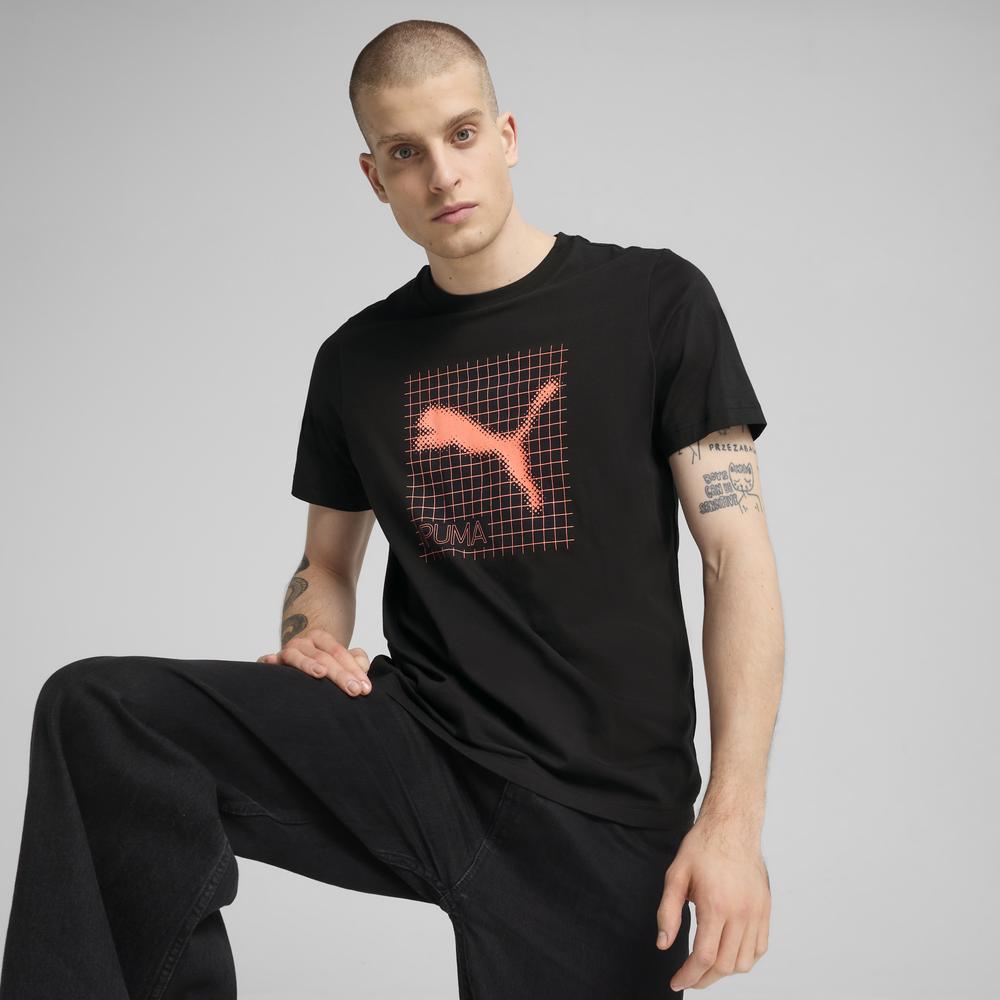 PUMA 基本系列PUMATECH圖樣短袖T恤 男性_2