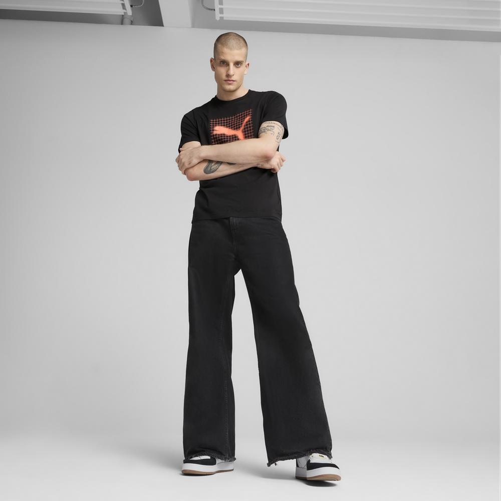 PUMA 基本系列PUMATECH圖樣短袖T恤 男性_4