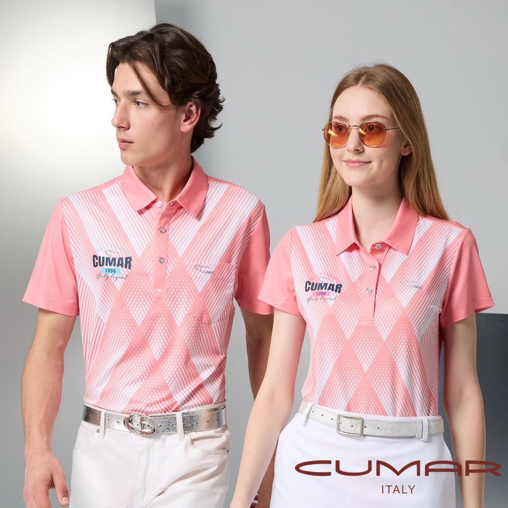 CUMAR 男女款短袖彈性透氣POLO衫 / 251225&251226