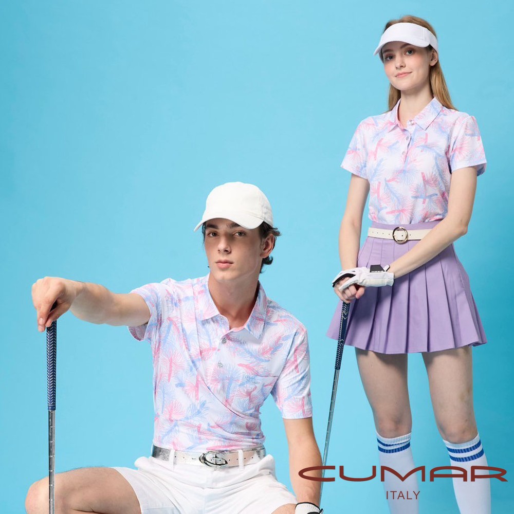 CUMAR 男女款短袖彈性透氣POLO衫 / 251227&251228