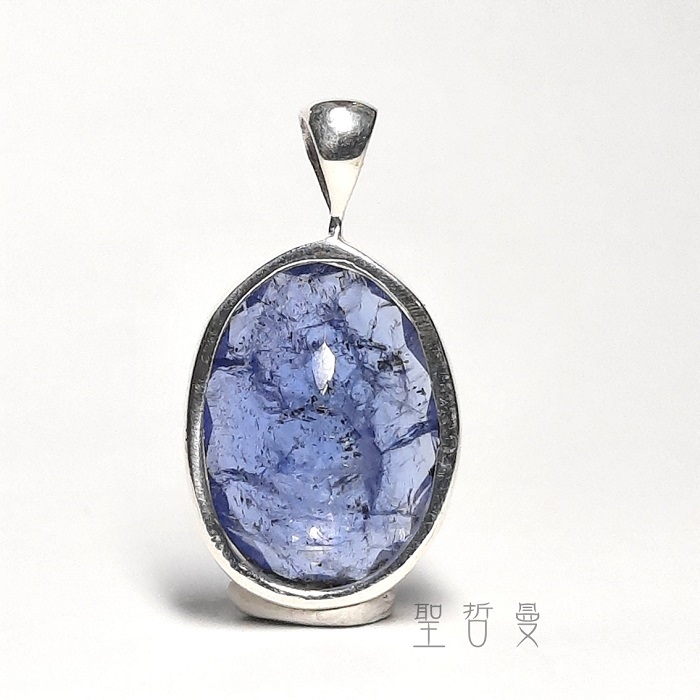土桑展精選：丹泉石925銀墜0301-1號 Tanzanite 項鍊/吊墜 協助我們找到靈魂的方向，提升與生俱來的能量_1