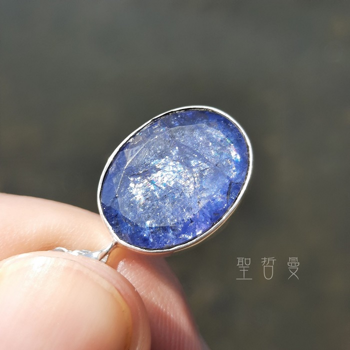 土桑展精選：丹泉石925銀墜0301-1號 Tanzanite 項鍊/吊墜 協助我們找到靈魂的方向，提升與生俱來的能量_4