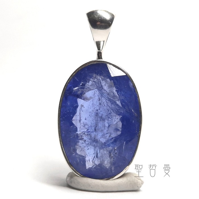 土桑展精選：丹泉石925銀墜0301-5號 Tanzanite 項鍊/吊墜 協助我們找到靈魂的方向，提升與生俱來的能量_0