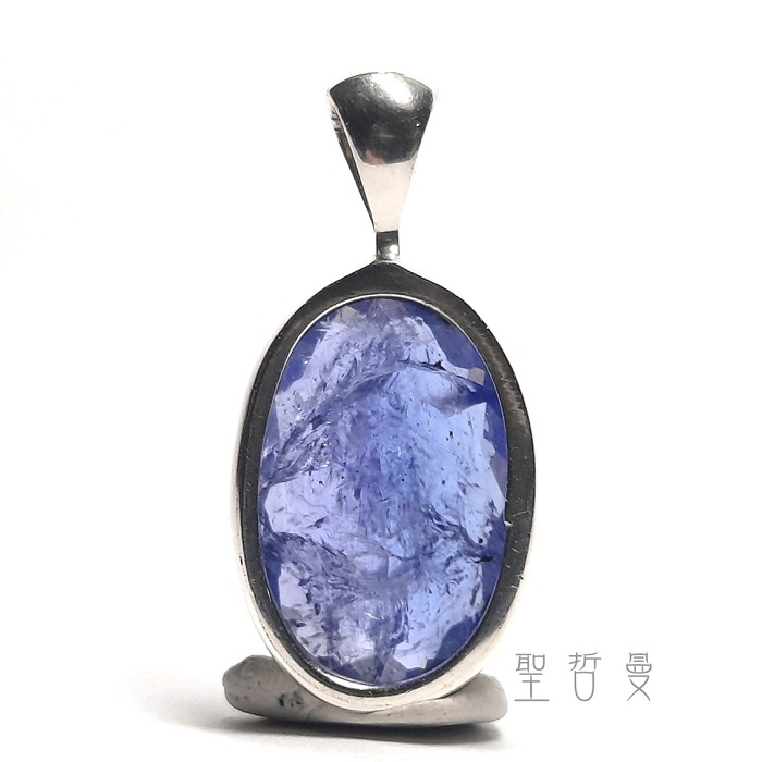 土桑展精選：丹泉石925銀墜0301-5號 Tanzanite 項鍊/吊墜 協助我們找到靈魂的方向，提升與生俱來的能量_1